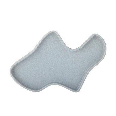 Bloomingville Lakey Tablett, Blau, Steingut L32xH3xW21,5 cm