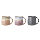 Bloomingville Cloe Tassen 3er Set, 380 ml, aus Steingut, dänisches Design