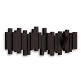 Umbra Stäbchen Garderobenhaken 49 x 18 x 3 cm Espresso 5 Haken Kunststoff Garderobenleiste