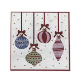 Bloomingville Ornamentia Servietten Bunt 20 Stück Weihnachtsservietten 33x33 cm