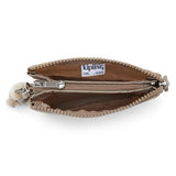 Kipling CREATIVITY S, kleine Geldbörse, True Beige (beige), Portemonnaie mit Reißverschluss