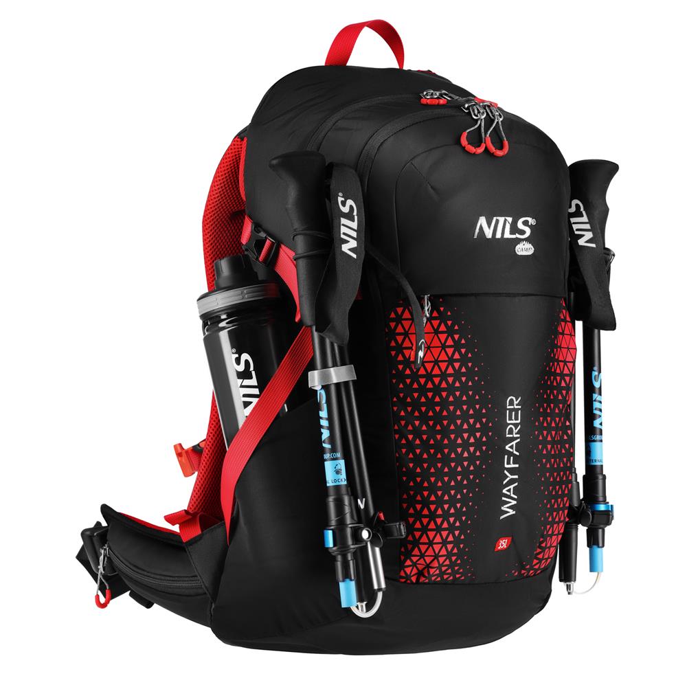 NILS CAMP Wayfarer 35L Touristenrucksack Wanderrucksack Rot