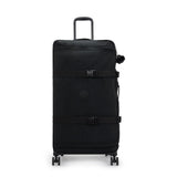 Kipling SPONTANEOUS L, Großer Reisekoffer, Black Noir (schwarz), 101L, 4-Rollen, TSA-Schloss