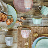 Bloomingville Carla Schalen Set 6er Bunt Steingut Durchmesser 11cm