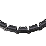 Hula Hoop Reifen Plus Size mit Gewicht und Massagefunktion Schwarz | HMS HHW11