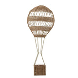 Bloomingville MINI Huggi Wandkorb natur - Rattan Wandkorb Heißluftballon für Kinderzimmer & Aufbewahrung