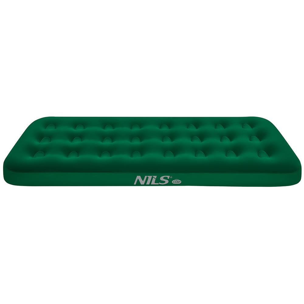 NILS CAMP Campingmatratze Einzelbett grün 191x73x22 cm für Camping Reise Gästebett