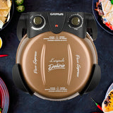 G3Ferrari elektrischer Pizzaofen Delizia 1200 W für Pizza Ø 31cm kupfer Pizzamaker mit feuerfestem Naturstein