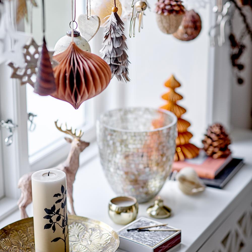 Bloomingville Tuan Hirschfiguren, Braun, Polyresin 3er Set Weihnachtsdeko
