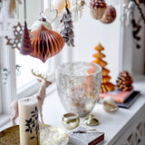 Bloomingville Tuan Hirschfiguren, Braun, Polyresin 3er Set Weihnachtsdeko