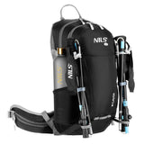 NILS CAMP Tagesrucksack Caver 18L in Schwarz - leichter Outdoor Rucksack für Wandern & Alltag