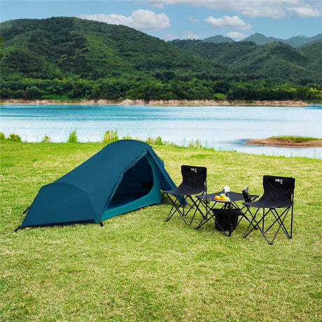 NILS CAMP SkyAir 2 ultraleichtes Zelt für 2 Personen in Blau - Outdoor Zelt für Camping & Trekking