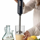 Ariete Breakfast Stabmixer-Set, Dunkelgrau, 3in1 Pürierstab Set, 700W, Klassisches Design
