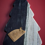 Bloomingville Diya Schneidebrett aus schwarzem Marmor Servierbrett Küchenaccessoire Baumform