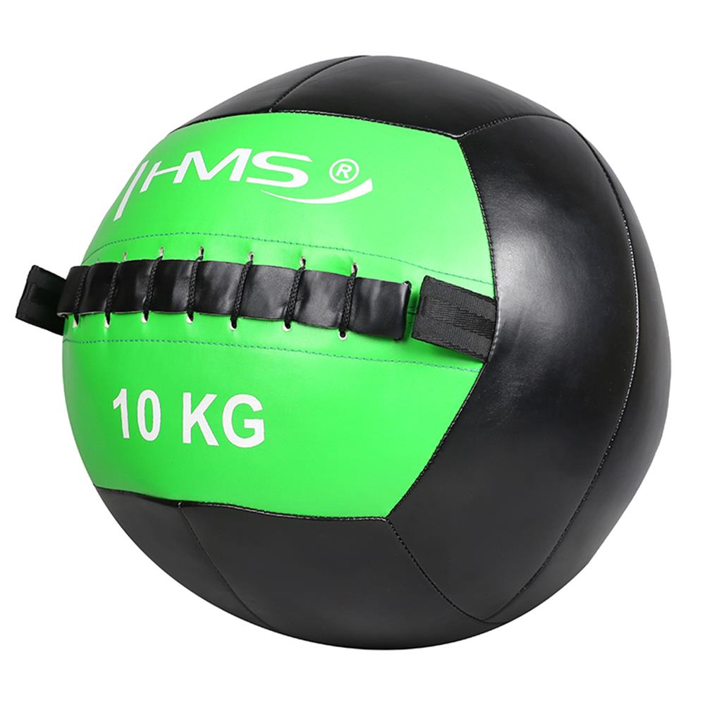 Wall Ball Medizinball 10 kg Trainingsball für Functional Training Grün | HMS WLB10