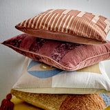 Bloomingville Kosar Kissen Braun – Elegantes Baumwollkissen 45x45 cm mit Strukturmix