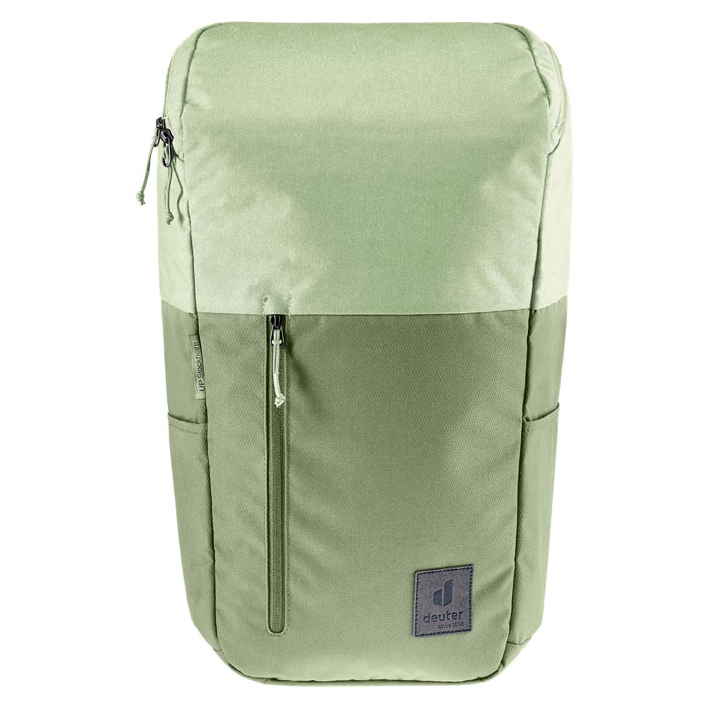 deuter UP Stockholm, Lifestyle-Rucksack, mineral-grove (grün), 22L, mit Flaschenhalter und Tabletfach