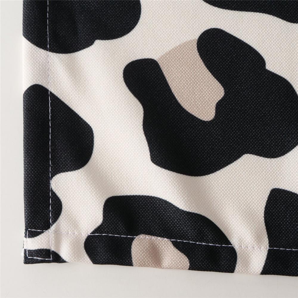 BOLTZE Tischläufer Leony Polyester Leopard Print braun schwarz 140x40 cm