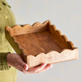 Bloomingville Namira Serviertablett Natur Mango Holz 38 cm