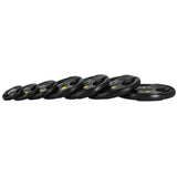 Hantelscheibe 10 kg Gummiert 50 mm mit Tri-Grip-Griffe | HMS TOK10 PRO