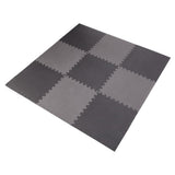HMS Premium MP12 Puzzle‑Matte Fitness Unterlegmatte 9‑teilig 12 mm Dunkelgrau