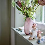 Bloomingville Floriella Deko aus Steingut in Bunt – 2er Set dekorative Figuren fürs Wohnzimmer