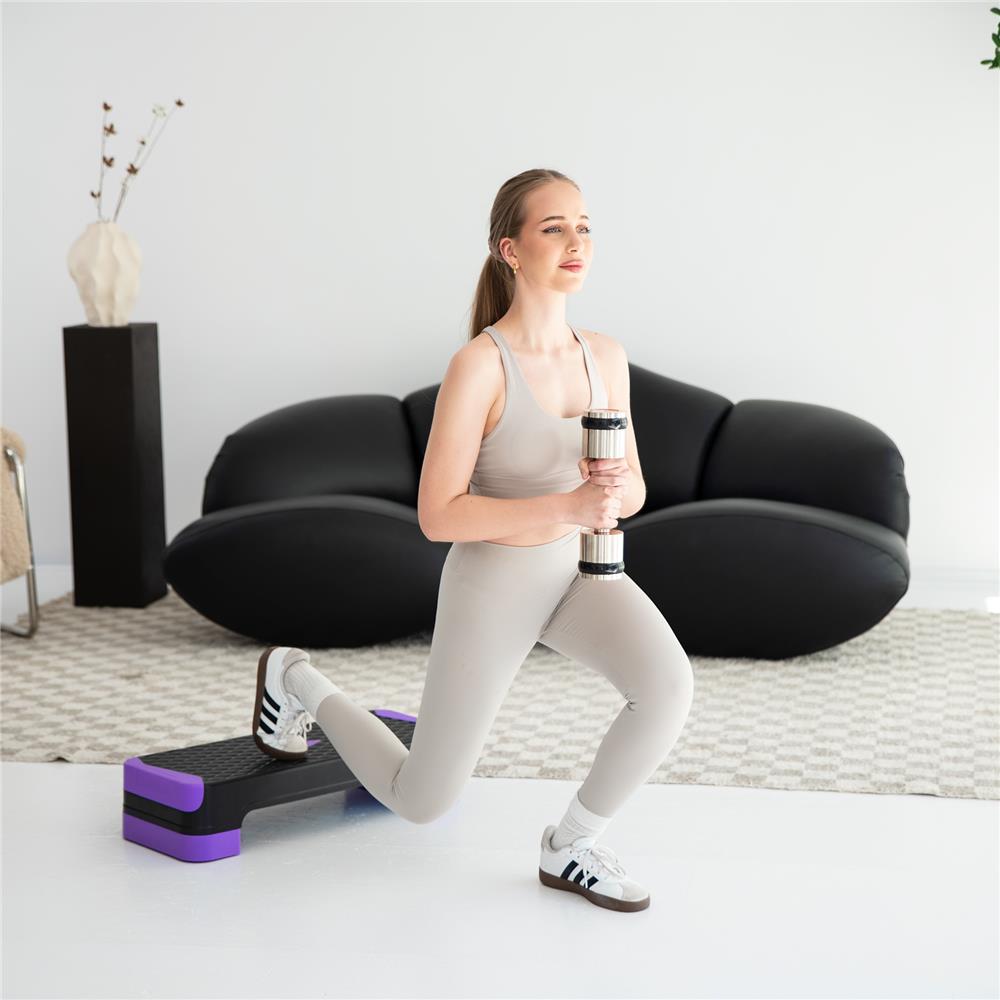Aerobic Balance Stepper 2-fach höhenverstellbar mit Balancepads für Fitnes | HMS AS008M