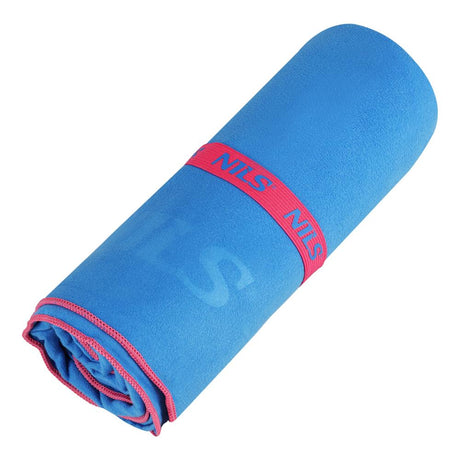 NILS Mikrofaserhandtuch 200x90 cm in Blau - schnelltrocknendes Handtuch für Camping, Strand & Sport