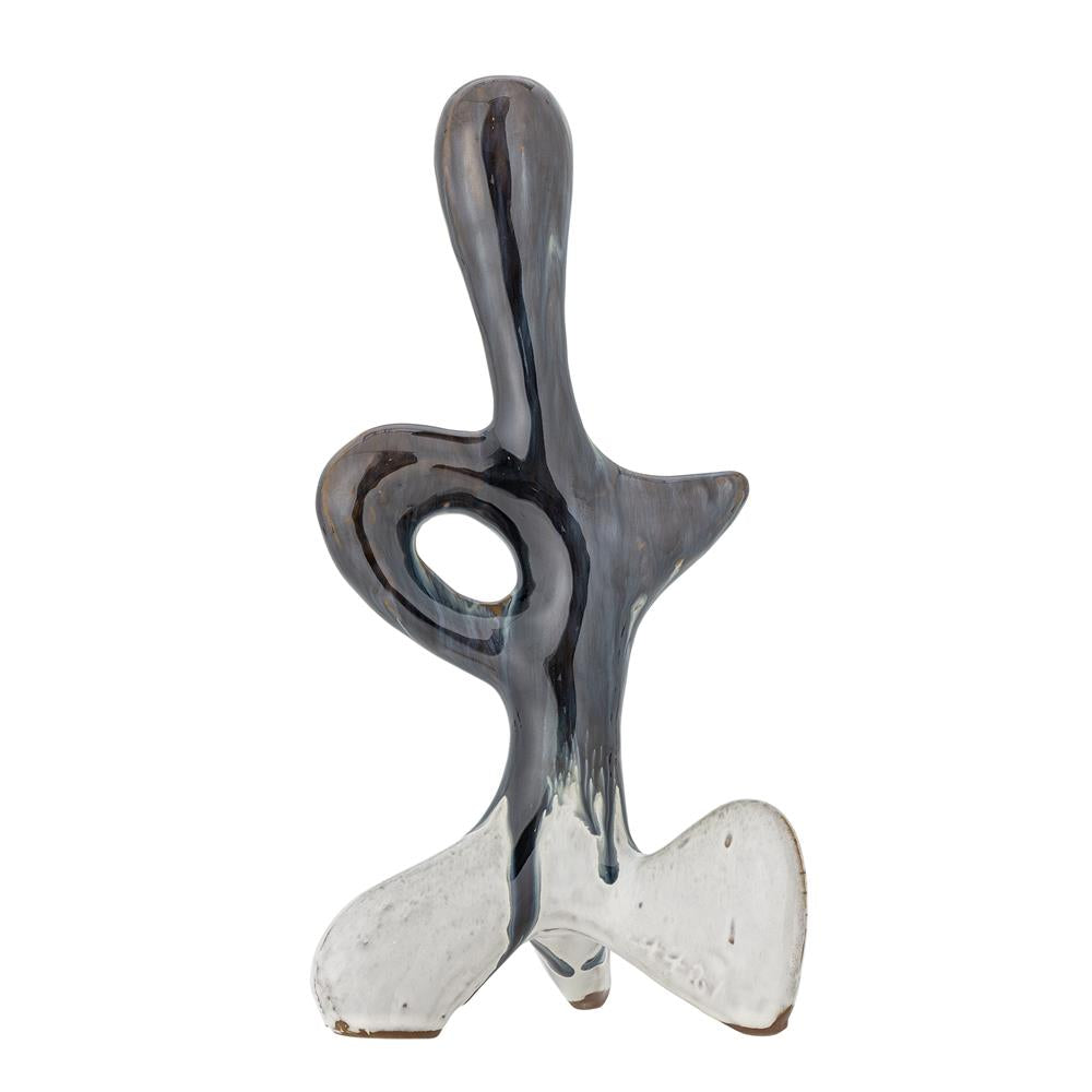 Bloomingville Harlan Deko Figur Blau Steingut 30 cm