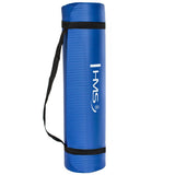 Yogamatte 183 x 61 x 1 cm Fitnessmatte Blau Gymnastikmatte rutschfest | HMS YM03
