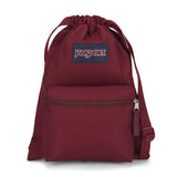 JanSport Drawsack, Russet Red (rot), 14L, Sportbeutel mit Kordelzug