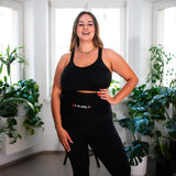 Bauchgürtel Neopren Plus Size Schwarz Fitnessgürtel | HMS BR163