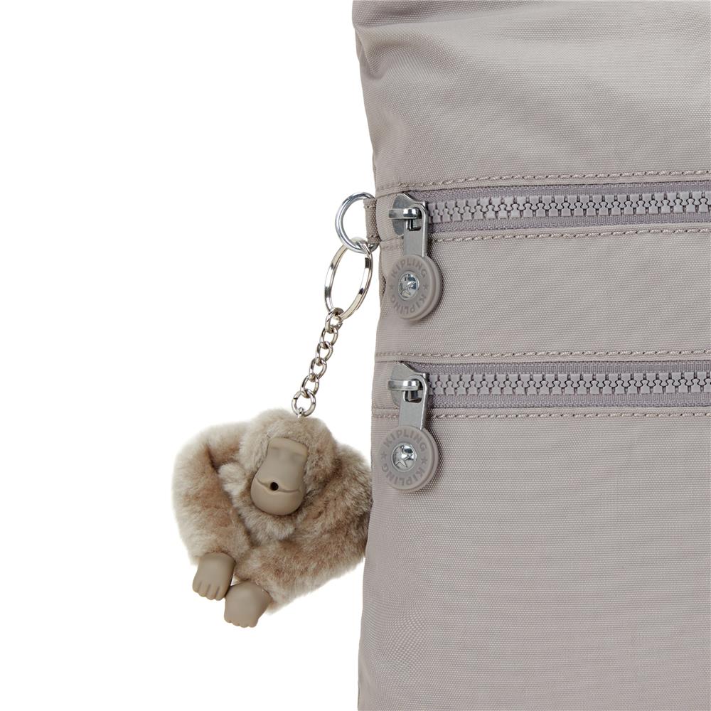 Kipling ALVAR, Mittelgroße Umhängetasche, Grey Gris (grau), 5L, Schultertasche
