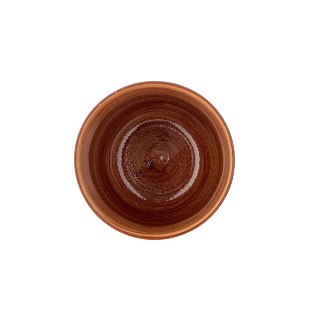 Bloomingville Check Tasse aus Steingut in Bunt 375 ml – 4er Set für Küche