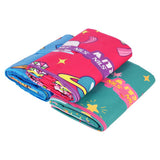 NILS Mikrofaser Kinderhandtuch 160x80 cm Stars - leichtes Handtuch für Camping, Strand & Schule