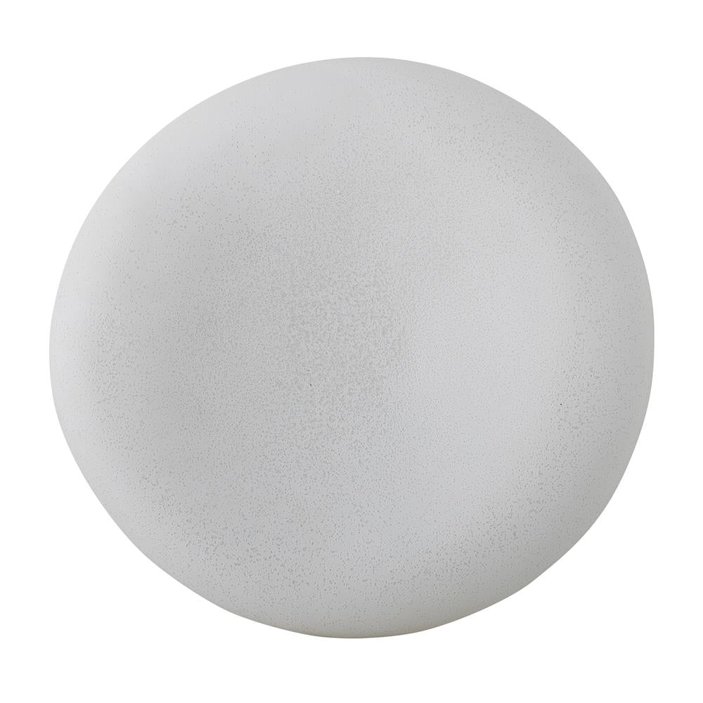 Bloomingville Audra Schale weiß D30 cm aus Steingut – dekorative Schale für Wohnzimmer & Tischdeko