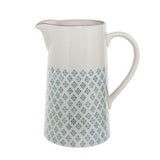 Bloomingville Patrizia Krug, Blau, 2L, Steingut, dänisches Design
