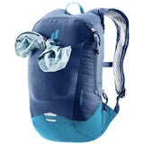 deuter Junior Bike, Fahrradrucksack, nightblue-wave (blau), 8L, Kinderrucksack
