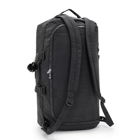 Kipling JONIS M, Mittelgroßer umwandelbarer Rucksack, Black Noir (schwarz), 62L, Sporttasche