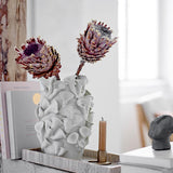 Bloomingville Majsa Tablett – braunes Marmor-Tablett, 38x18 cm, vielseitig & lebensmittelgeeignet