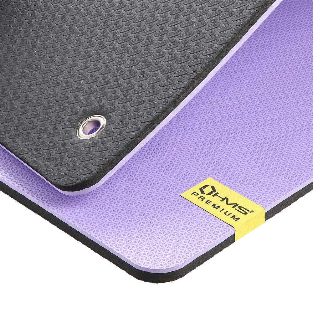 HMS Premium MFK07 Fitnessmatte 120x60 cm 15 mm Violett/Schwarz