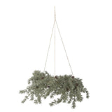 Bloomingville Cedar Kranz Grün Kunstkranz 70 cm Weihnachtsdeko zum Hängen