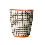 Bloomingville Carla Becher, 6er Set, Bunt, 200ml, Steingut, dänisches Design