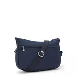 Kipling IZELLAH, mittelgroße Schultertasche, Blue Bleu 2 (blau), Umhängetasche mit viel Stauraum