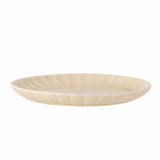 Bloomingville Latina Teller, Natur, 20 cm, Steingut, dänisches Design