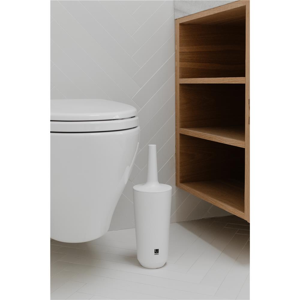 Umbra Corsa Toilettenbürste WC-Büstenhalter Melamin Weiß