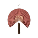 Bloomingville Jaime Wanddekoration Rose Bambus Fächer Wanddeko 75 cm