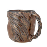 Bloomingville Reeha Tasse in Braun, 310ml, aus Steingut