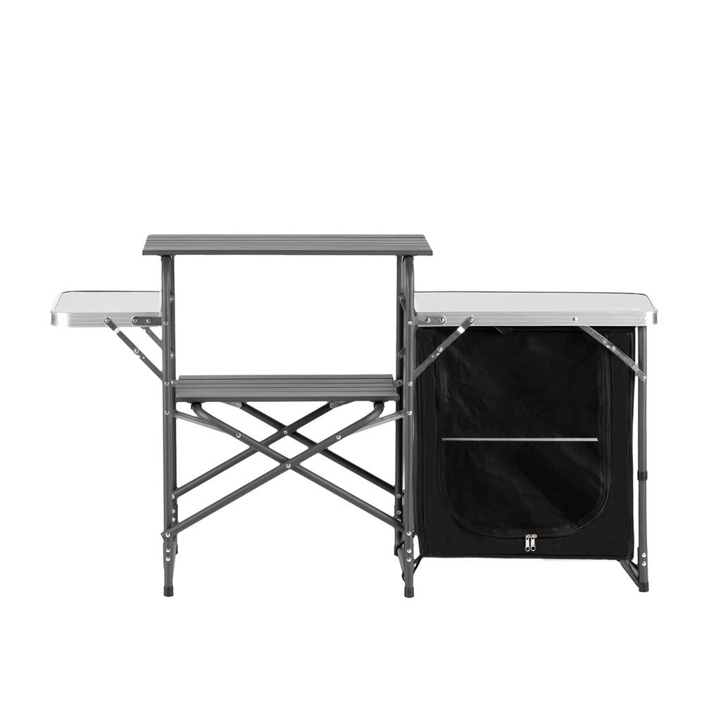 NILS CAMP Campingschrank faltbar für Camping Outdoor Küche mit Stauraum