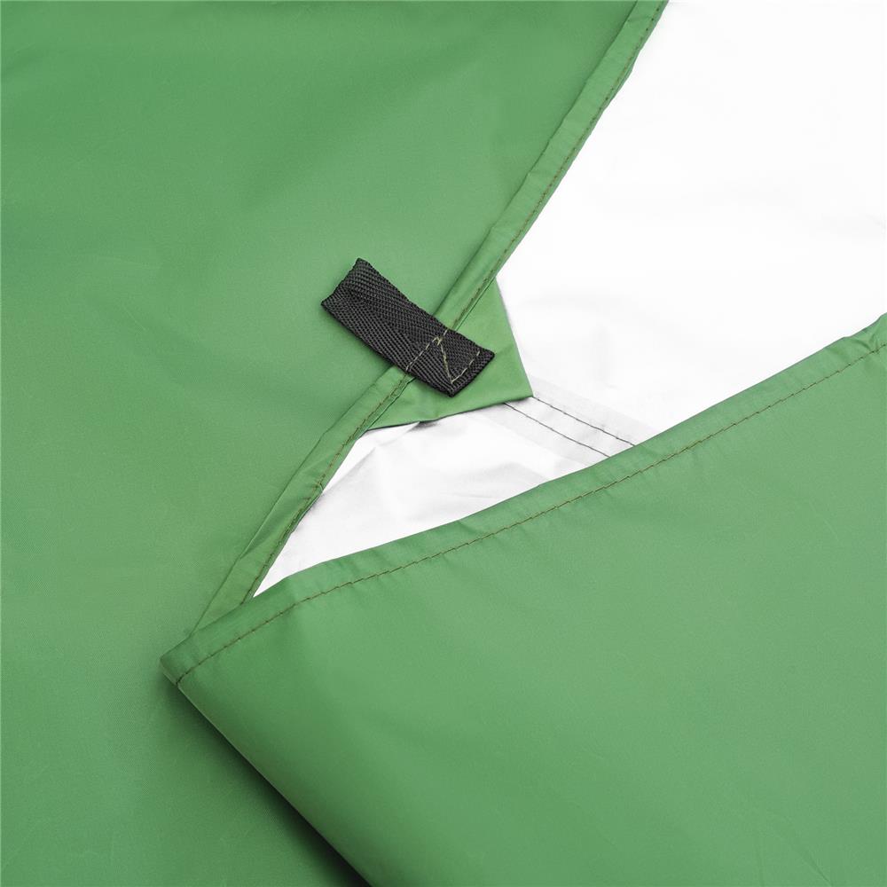 NILS CAMP Tarp 300x300 cm in Grün - wasserdichte Camping Plane für Outdoor, Trekking & Schutz
